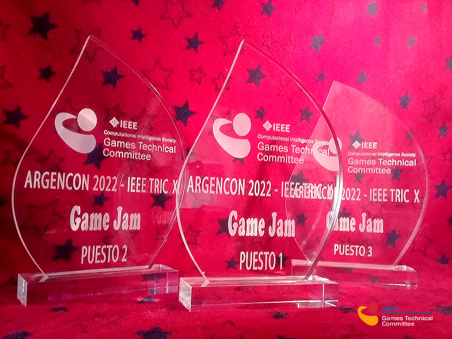 TRIC X 2022 Game Jam Trophies