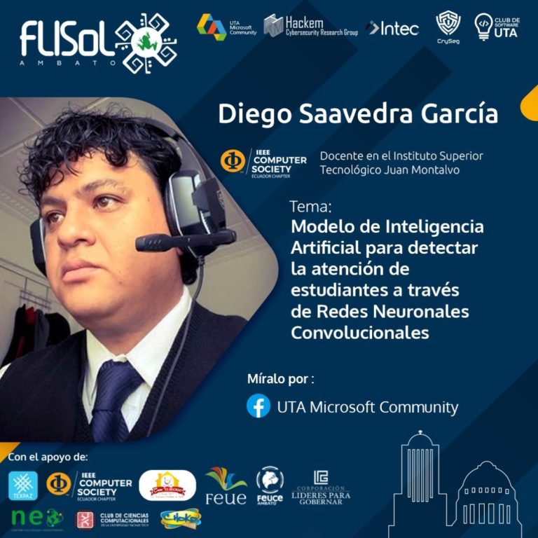 4 Mayo 2022 FLISoL IA2 Diego Saavedra - Adriana Collaguazo